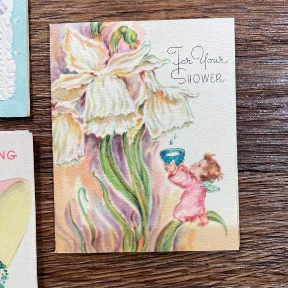 Lot of Kitsch Shower Cards and Wedding Cards - Picture 16 of 16